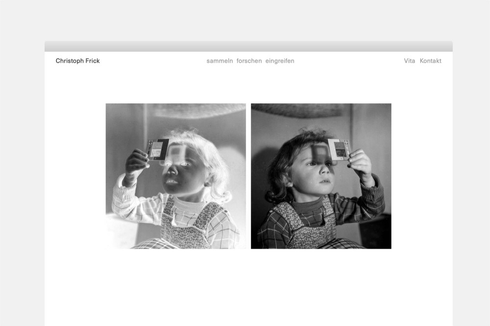 Christoph Frick Website