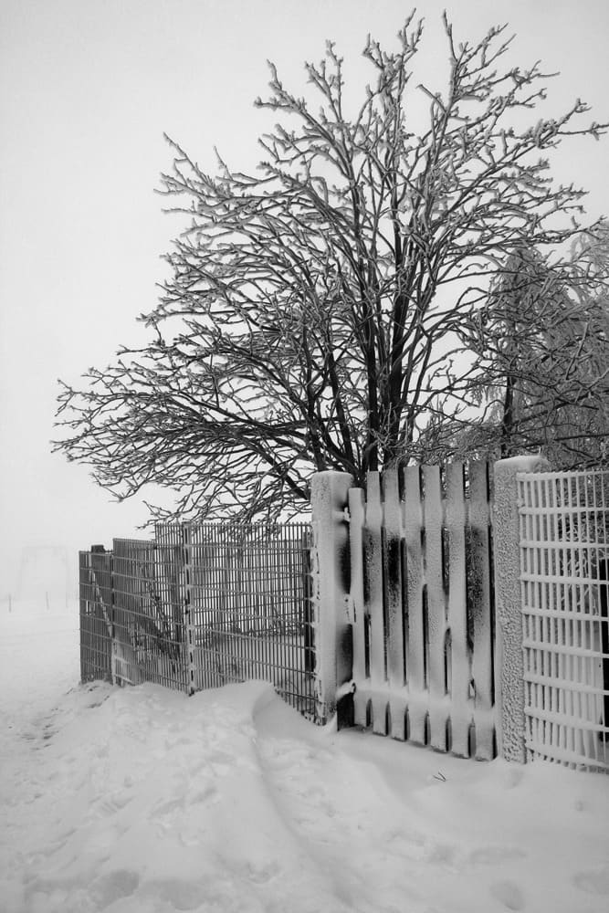 Schnee in Hessen