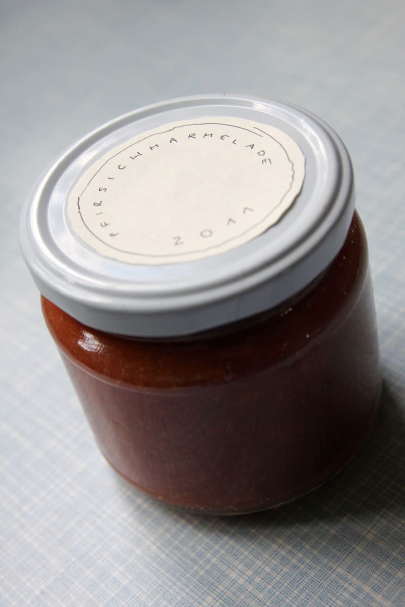 Pfirsichmarmelade