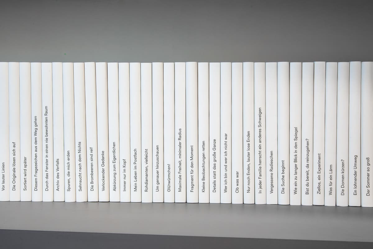 Offenes Buch / Book to be, Reihe 6, Bild 1